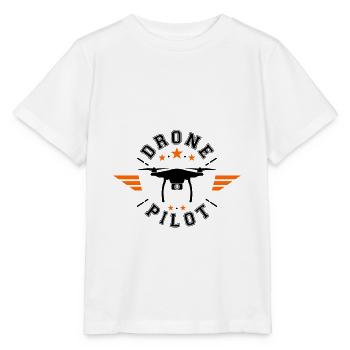 Drone Pile - Stanley/Stella MINI CREATOR Kids’ T-Shirt - white - Front - Maike (125cm)
