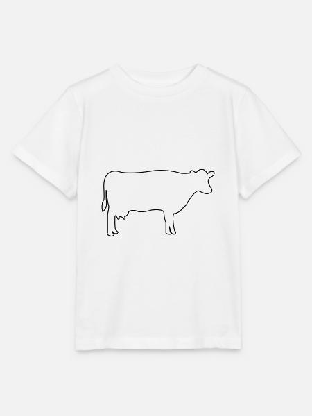 cow - Stanley/Stella Kinder T-Shirt MINI CREATOR - Weiß