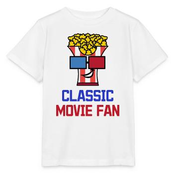 Popcorn Statement Films Filmabend Kinoaben - T-shirt bio MINI CREATOR Stanley/Stella Enfant - blanc - Devant - Maike (125cm)