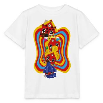 Häuschens Jahreszeiten-Plausch - Stanley/Stella Kinder T-Shirt MINI CREATOR  - Weiß - Vorne - Maike (125cm)