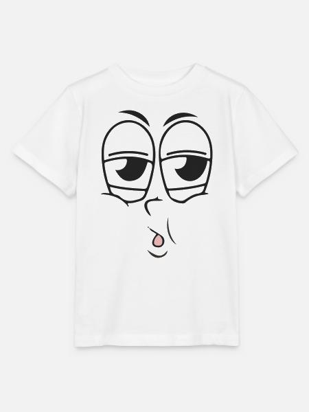 Ermüdung des Gesichts - Stanley/Stella Kinder T-Shirt MINI CREATOR  - Weiß