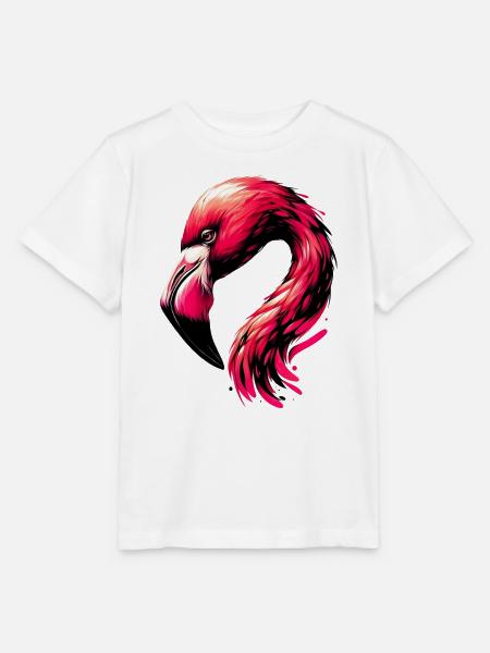 Flamingo - Stanley/Stella Kinder T-Shirt MINI CREATOR  - Weiß