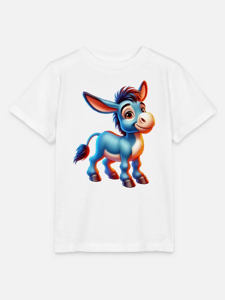 Esel-Maultier - Stanley/Stella Kinder T-Shirt MINI CREATOR  - Weiß