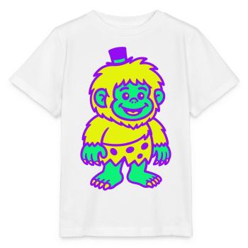 Guy with a hat - Stanley/Stella MINI CREATOR Kids’ T-Shirt - white - Front - Maike (125cm)