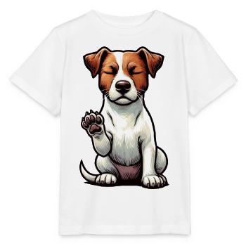 Jack Russel terrier Jack russel liebhaber Jackie - Stanley/Stella Kinder T-Shirt MINI CREATOR  - Weiß - Vorne - Maike (125cm)