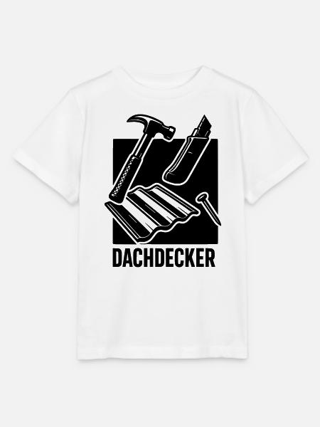 Dachdecker Werkzeug  - Stanley/Stella Kinder T-Shirt MINI CREATOR  - Weiß