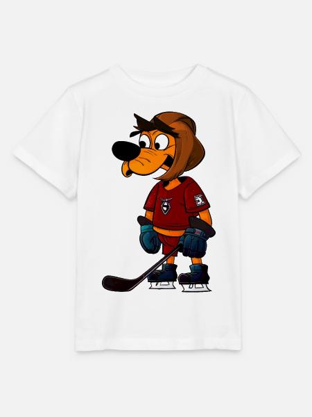 Hunde Eishockey - Stanley/Stella Kinder T-Shirt MINI CREATOR  - Weiß