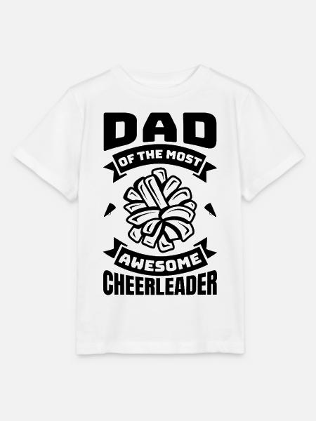 Cheerleader Vater - Stanley/Stella Kinder T-Shirt MINI CREATOR  - Weiß