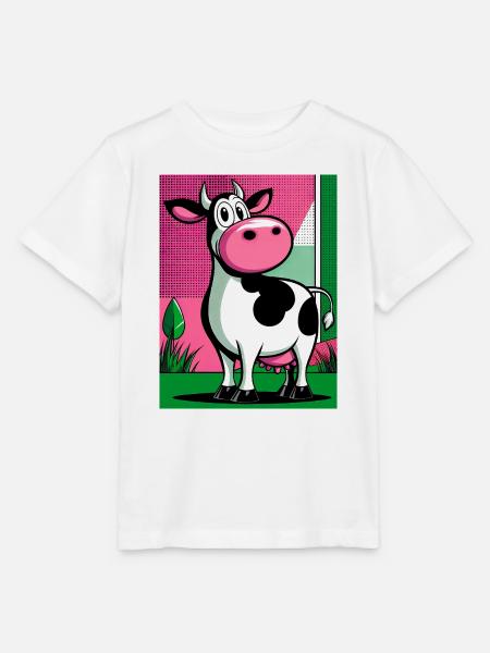 Kuh - Stanley/Stella Kinder T-Shirt MINI CREATOR  - Weiß