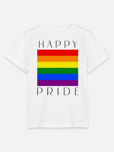 Happy Pride Regenbogen lgbtqia+ - Stanley/Stella Kinder T-Shirt MINI CREATOR - Weiß