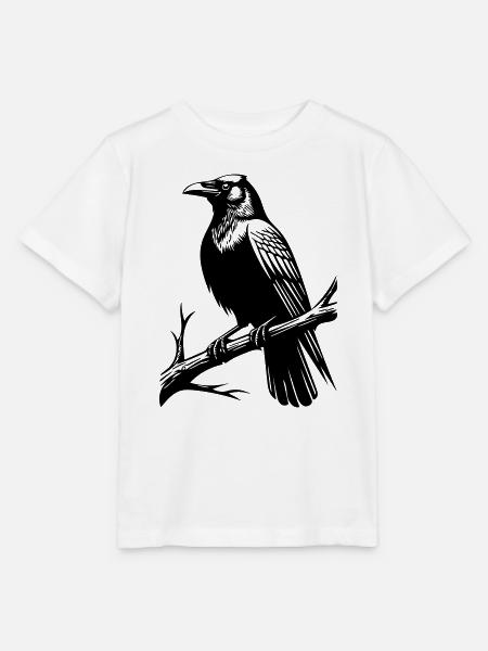Krähe - Stanley/Stella Kinder T-Shirt MINI CREATOR - Weiß