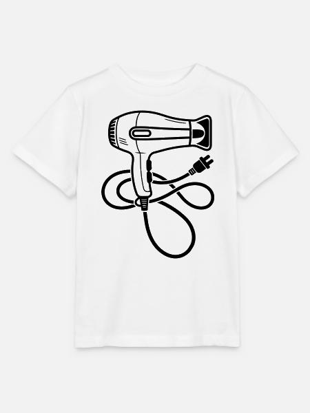 Haartrockner für Friseursalon - Stanley/Stella Kinder T-Shirt MINI CREATOR  - Weiß