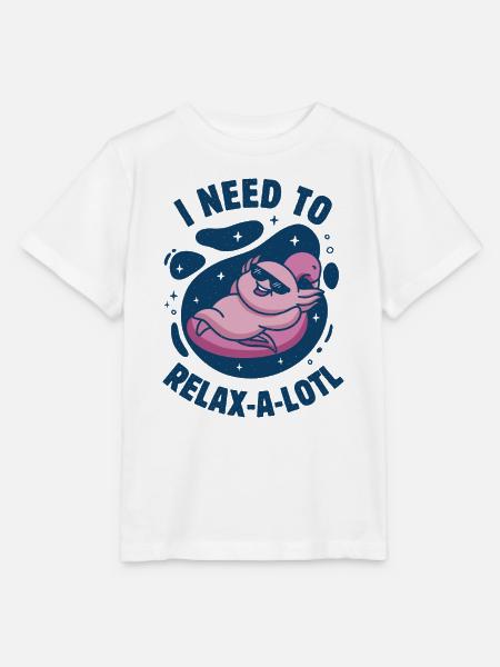 Ich muss mich entspannen - Stanley/Stella Kinder T-Shirt MINI CREATOR  - Weiß