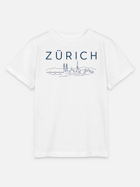 Zürich Schweiz - Stanley/Stella Kinder T-Shirt MINI CREATOR  - Weiß