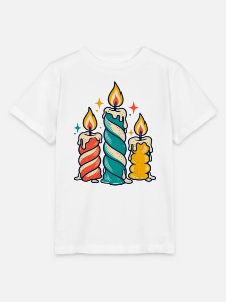 Kerzenrunde – Gemeinsam Licht gestalten - Stanley/Stella Kinder T-Shirt MINI CREATOR - Weiß