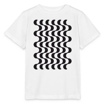 Opart-Wellen - Stanley/Stella Kinder T-Shirt MINI CREATOR  - Weiß - Vorne - Maike (125cm)
