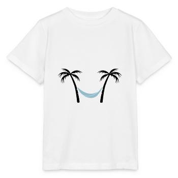 hamac de paume 2 - T-shirt bio MINI CREATOR Stanley/Stella Enfant - blanc - Devant - Maike (125cm)
