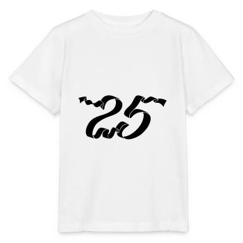 25 ans - T-shirt bio MINI CREATOR Stanley/Stella Enfant - blanc - Devant - Maike (125cm)