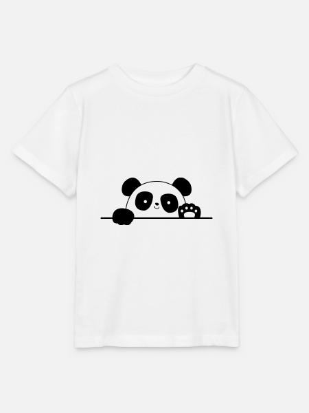 panda 002 - Stanley/Stella Kinder T-Shirt MINI CREATOR - Weiß