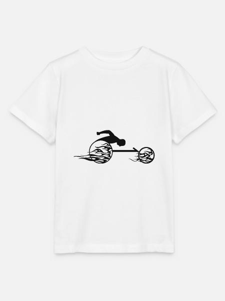 Rollstuhl - Stanley/Stella Kinder T-Shirt MINI CREATOR - Weiß