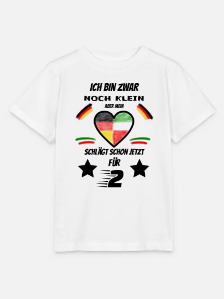 Fußball Kinder Italy-GER - Stanley/Stella Kinder T-Shirt MINI CREATOR  - Weiß