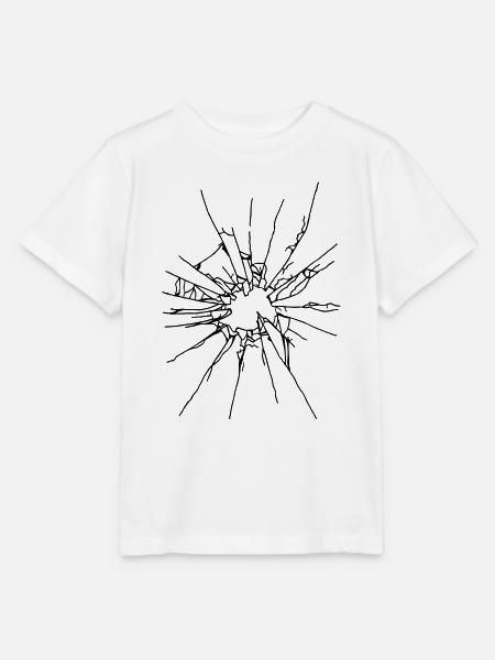 broken glass - Stanley/Stella Kinder T-Shirt MINI CREATOR  - Weiß