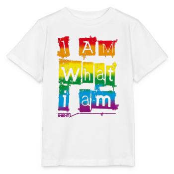 I AM WHAT I AM - Stanley/Stella MINI CREATOR Kids’ T-Shirt - white - Front - Maike (125cm)