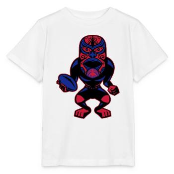 mask_blak - Stanley/Stella MINI CREATOR Kids’ T-Shirt - white - Front - Maike (125cm)