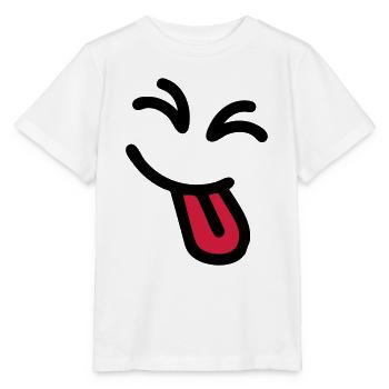 Cheeky Face - T-shirt bio MINI CREATOR Stanley/Stella Enfant - blanc - Devant - Maike (125cm)