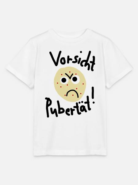 Vorsicht Pubertät - Stanley/Stella Kinder T-Shirt MINI CREATOR - Weiß
