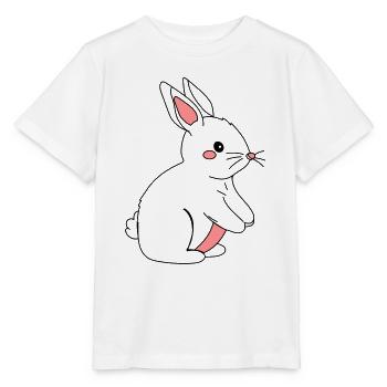 Kaninchen - Stanley/Stella Kinder T-Shirt MINI CREATOR  - Weiß - Vorne - Maike (125cm)
