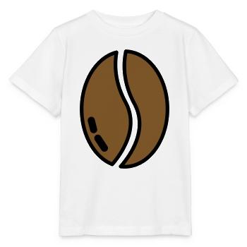 coffe bean - Stanley/Stella Kinder T-Shirt MINI CREATOR  - Weiß - Vorne - Maike (125cm)