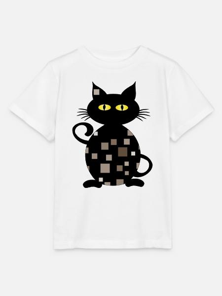 Katze - Stanley/Stella Kinder T-Shirt MINI CREATOR - Weiß