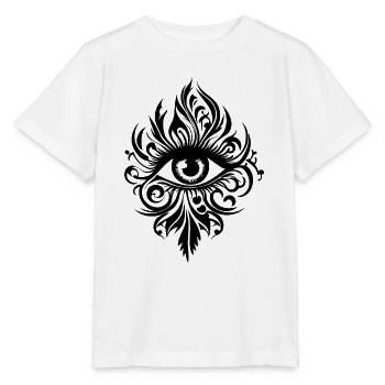 Auge Augen Augenarzt - Stanley/Stella Kinder T-Shirt MINI CREATOR  - Weiß - Vorne - Maike (125cm)