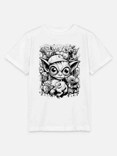 Kleiner Kobold ist sauer - Stanley/Stella Kinder T-Shirt MINI CREATOR  - Weiß