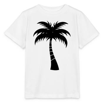 Palme - Stanley/Stella Kinder T-Shirt MINI CREATOR  - Weiß - Vorne - Maike (125cm)