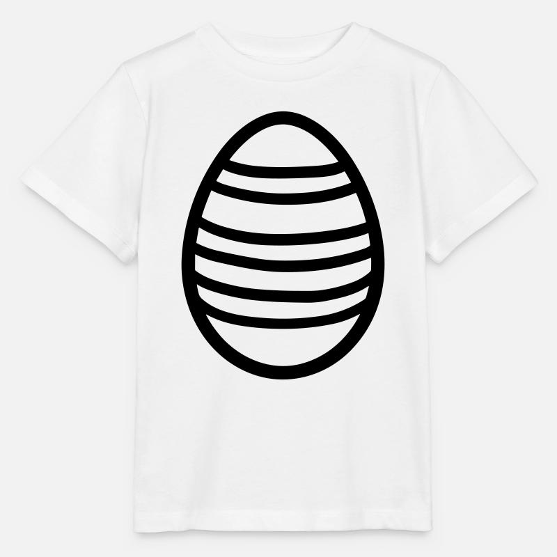 Oeuf de Pâques - T-shirt bio MINI CREATOR Stanley/Stella Enfant - blanc
