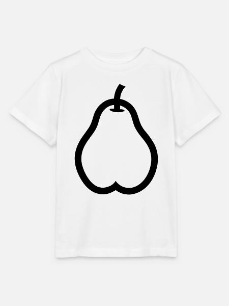Birne - Stanley/Stella Kinder T-Shirt MINI CREATOR - Weiß