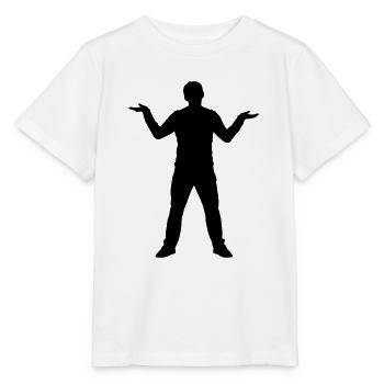 Man - Stupidity - Stanley/Stella MINI CREATOR Kids’ T-Shirt - white - Front - Maike (125cm)