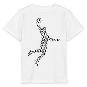 Basketballer Dunking Basketball Basketballspieler - Stanley/Stella Kinder T-Shirt MINI CREATOR  - Weiß - Vorne - Maike (125cm)