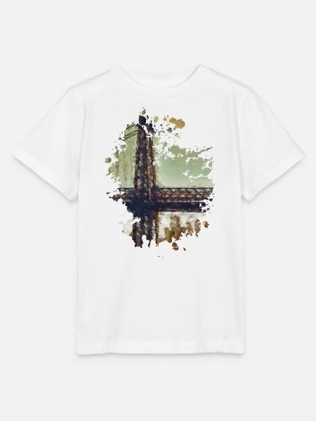 Brücke - Stanley/Stella Kinder T-Shirt MINI CREATOR  - Weiß