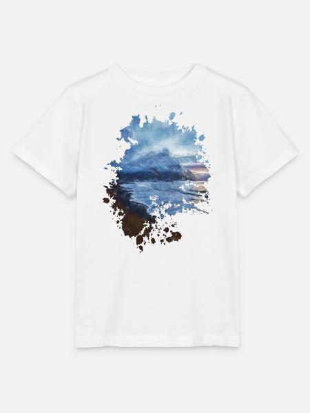 Ozean - Stanley/Stella Kinder T-Shirt MINI CREATOR - Weiß