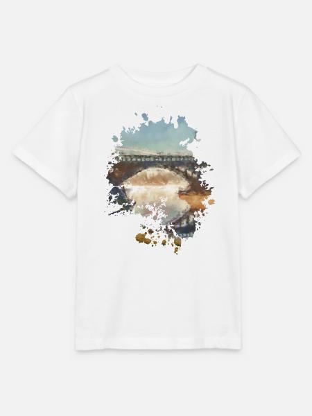 Brücke - Stanley/Stella Kinder T-Shirt MINI CREATOR  - Weiß