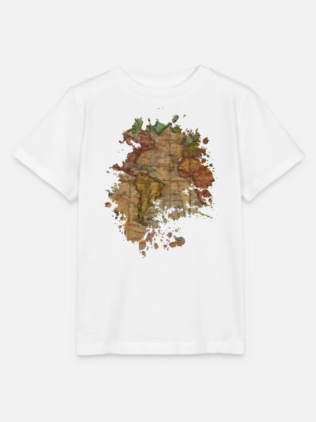 Landkarte - Stanley/Stella Kinder T-Shirt MINI CREATOR  - Weiß