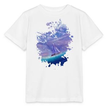 Boot - Stanley/Stella Kinder T-Shirt MINI CREATOR  - Weiß - Vorne - Maike (125cm)