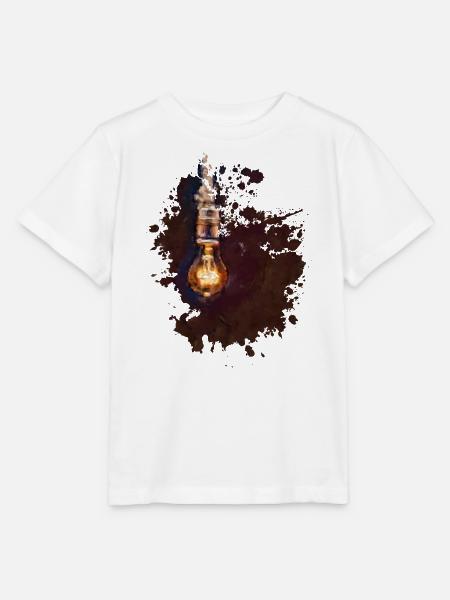 Glühbirne - Stanley/Stella Kinder T-Shirt MINI CREATOR - Weiß