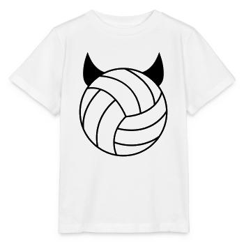 Volleyball - Teufel - Stanley/Stella Kinder T-Shirt MINI CREATOR  - Weiß - Vorne - Maike (125cm)