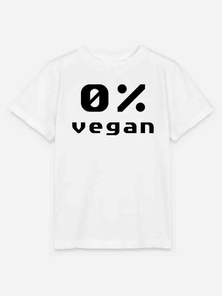 Anti vegan Null Prozent - Stanley/Stella Kinder T-Shirt MINI CREATOR - Weiß