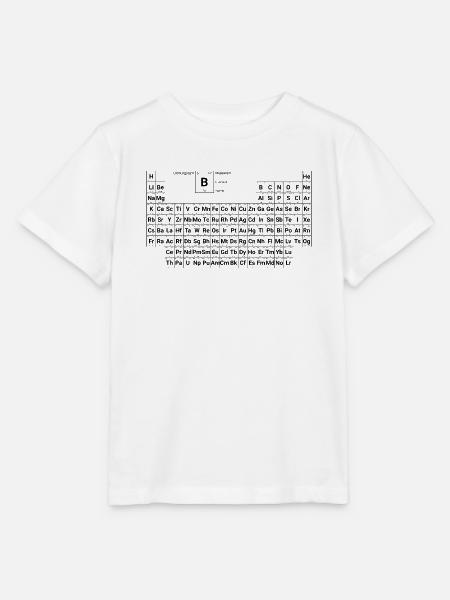 Periodensystem - Stanley/Stella Kinder T-Shirt MINI CREATOR - Weiß