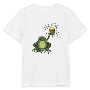Froschkönig - Stanley/Stella Kinder T-Shirt MINI CREATOR  - Weiß - Vorne - Maike (125cm)